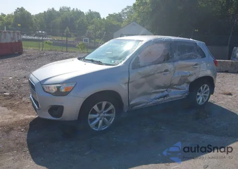 2014 Mitsubishi Outlander Sport Es из США, поврежденный, VIN 4A4AP3AU7EE012233